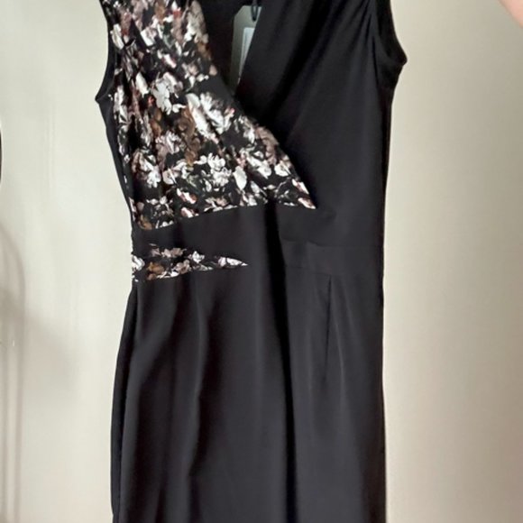 All Saints Azure Chase Dress in Night (Black) - Picture 3 of 5